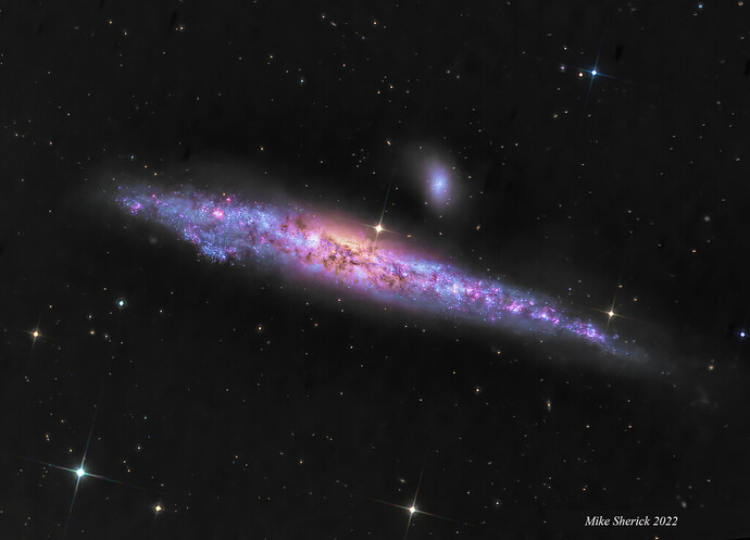 鲸鱼星系 NGC 4631
