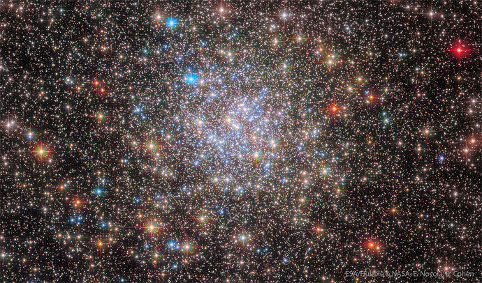 哈勃拍摄的球状星团 NGC 6355
