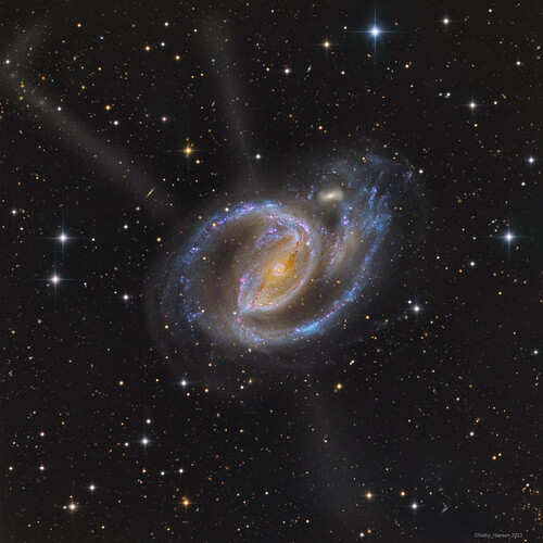 NGC 1097 的旋臂